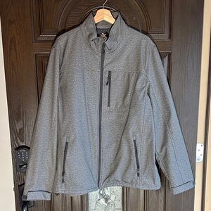 Men's Water-Resistant Gray Jacket